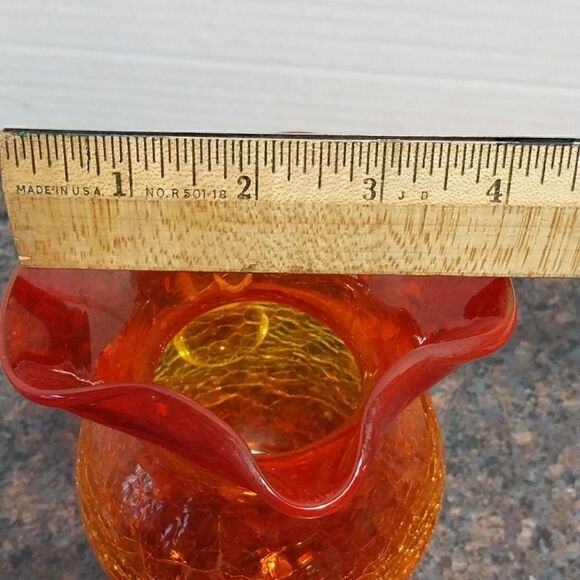 Vintage Blenko Amberina Pitcher - Picture 7 of 7